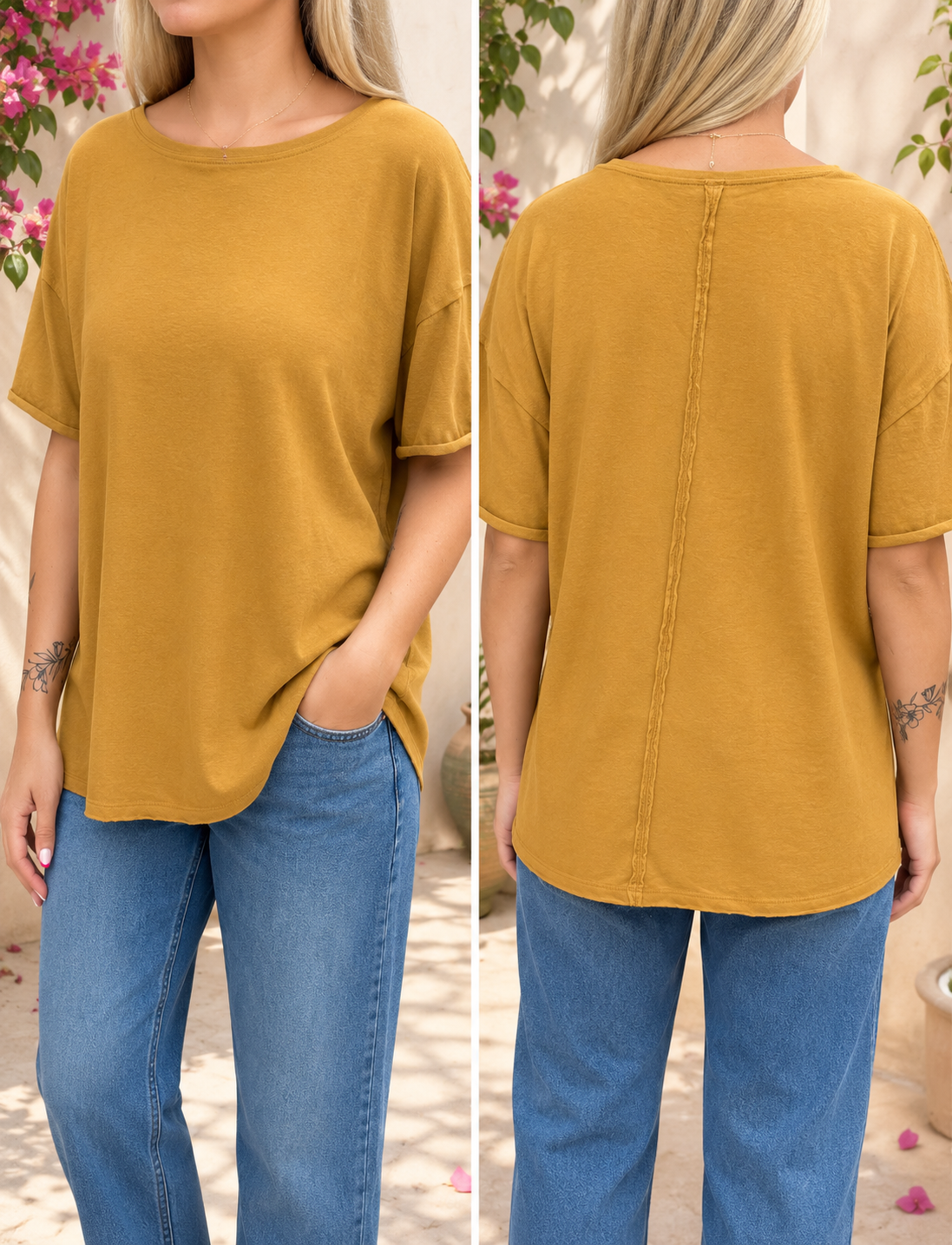 Golden Hour Oversized Tee