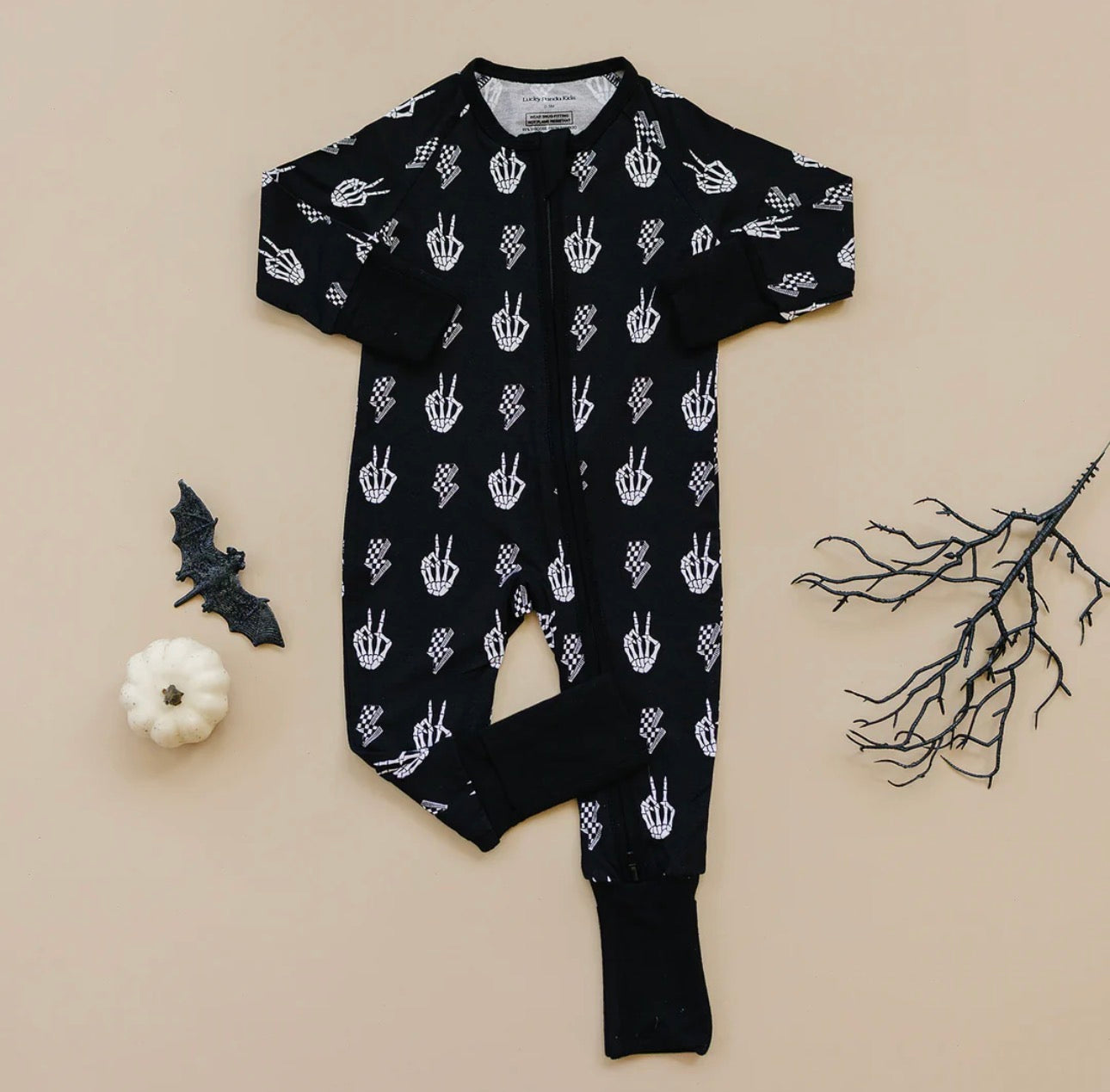 Little Rebel Zip Sleeper 🖤⚡